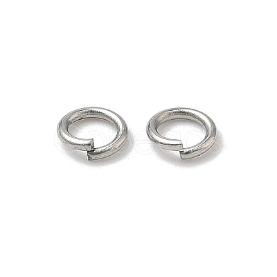 Tarnish Resistant 304 Stainless Steel Open Jump Rings STAS-E067-05-5mm-1