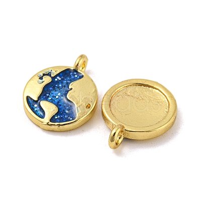 Rack Plating Brass Charms KK-R153-09G-1