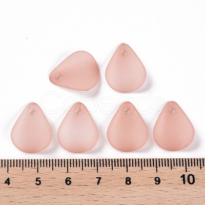 Transparent Frosted Acrylic Pendants MACR-S371-09A-763-1