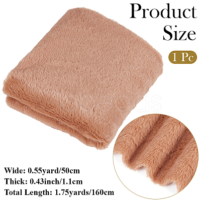 Super Soft Imitation Rabbit Plush Polyester Fabric DIY-CY0003-24C-1