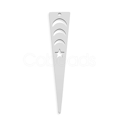 Non-Tarnish 201 Stainless Steel Pendants STAS-S105-LA739-1-1