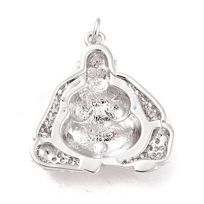 Eco-Friendly Brass Micro Pave Cubic Zirconia Pendants KK-K2685-12P-1