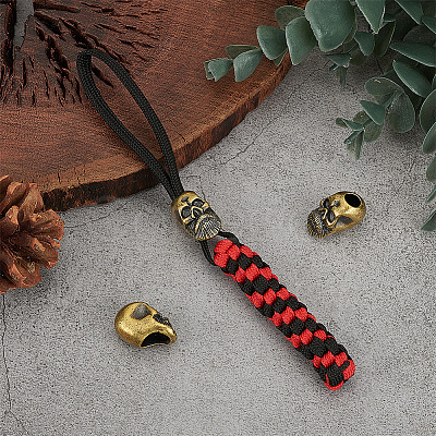 3Pcs Brass Beads KK-FG0001-18-1