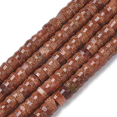 Synthetic Goldstone Heishi Beads Strands LS-G-A299-A03-01-1