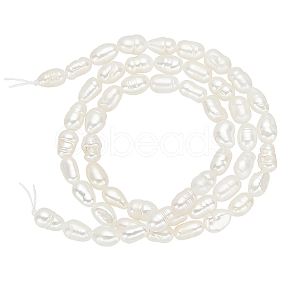 1 Strand Natural Cultured Freshwater Pearl Beads Strands PEAR-PH0001-16-1