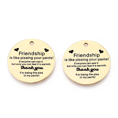201 Stainless Steel Pendants LS-STAS-T064-37G-15-1