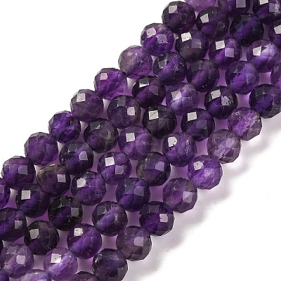 Natural Amethyst Beads Strands X-G-F770-C07-02A-1