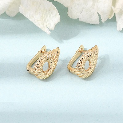 Brass Hoop Earrings for Women KK-CBACA55-15G-1