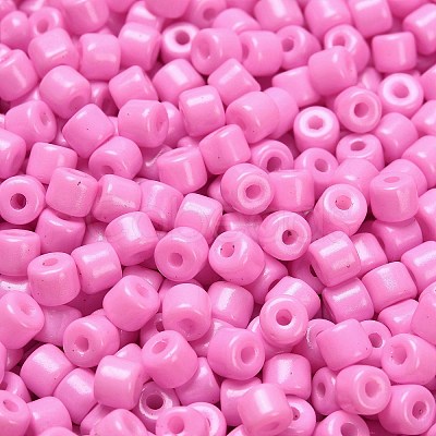 Baking Paint Pearlized Glass Seed Beads SEED-C001-04A-03-1