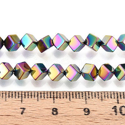 Electroplated Synthetic Non-magnetic Hematite Beads Strands G-T139-62F-1