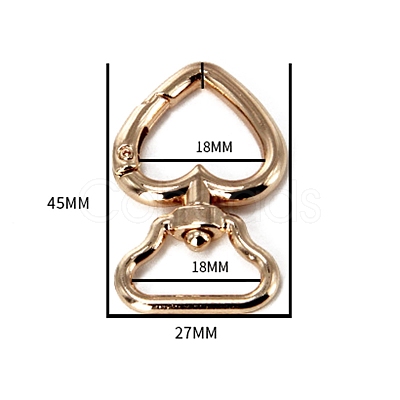 Zinc Swivel Clasps PW-WG33500-02-1