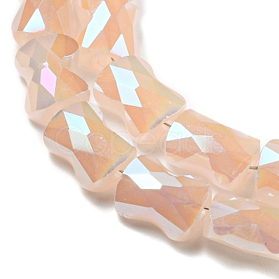 AB Color Plated Glass Beads Strands EGLA-P051-06B-B08-1