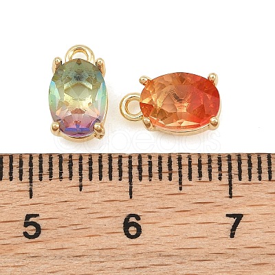 Gradient Color Brass Glass Pendants GL-CBABDD8-06G-1