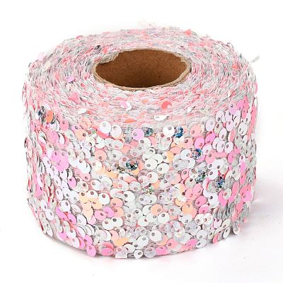 Polyester Elastic Sequin Ribbons OCOR-L045-A06-1