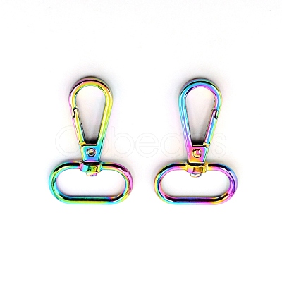 Zinc Alloy Swivel Clasps FIND-WH0094-45-1