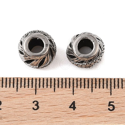 304 Stainless Steel European Beads STAS-N106-01AS-1