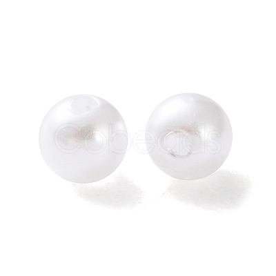 Plastic Imitation Pearl Beads FIND-M059-01A-01-1