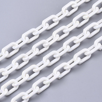 Acrylic Opaque Cable Chains PACR-N009-002J-1
