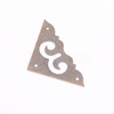 Zinc Alloy Box Corner Protectors FIND-WH0058-07-1