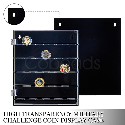 Acrylic Coin Collection Boxes CON-WH0086-165-1