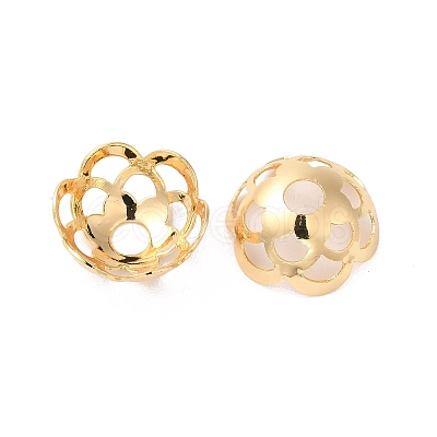 Brass Bead Caps KK-G465-23G-1
