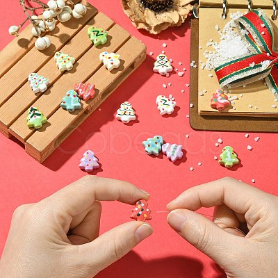 16Pcs 16 Colors Handmade Porcelain Beads PORC-CJ0001-13-1
