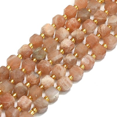 Natural Sunstone Beads Strands G-I376-D65-01-1