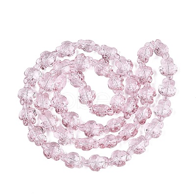 Transparent Glass Beads Strands DGLA-N021-02A-03-1