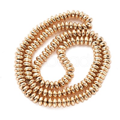 Electroplated Synthetic Non-magnetic Hematite Beads Strands G-M095-C01-02KCG-1