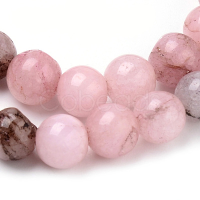 Natural Cherry Blossom Jasper Beads Strands X-G-Q462-63-8mm-1