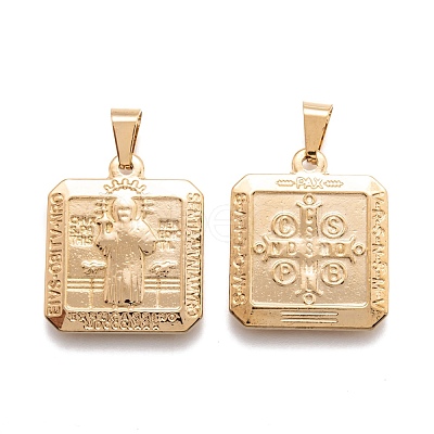 304 Stainless Steel Pendants STAS-J036-056B-G-1