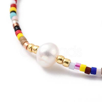 Adjustable Nylon Cord Braided Bead Bracelets BJEW-P256-B14-1