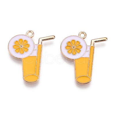 Alloy Enamel Pendants X-ENAM-S115-015-1