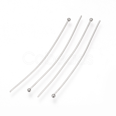 Tarnish Resistant 304 Stainless Steel Ball Head Pins X-STAS-Q218-02C-1