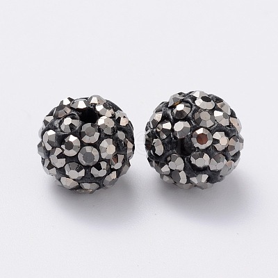 Pave Disco Ball Beads LS-RB-H258-10MM-566-1