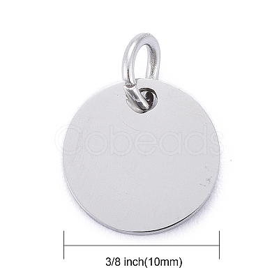Anti-Tarnish 304 Stainless Steel Pendants STAS-I311-32C-P-1