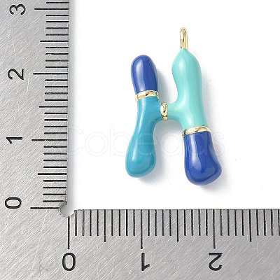 Brass Enamel Pendants KK-E093-03G-H-02-1