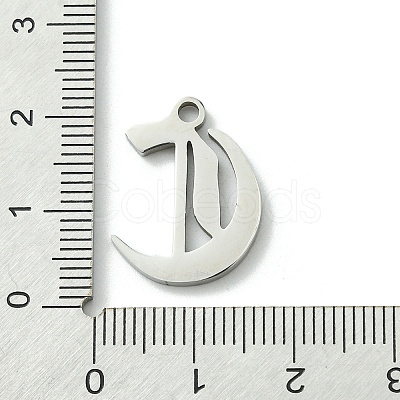Non-Tarnish 201 Stainless Steel Pendants STAS-B055-01P-C-1