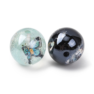 Luminous Transparent Resin Beads RESI-C073-04-1