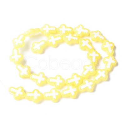 Baking Paint Glass Enamel Beads BLOW-D300-06H-1