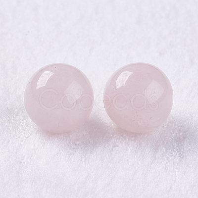 Natural Rose Quartz Beads G-K275-28-8mm-1