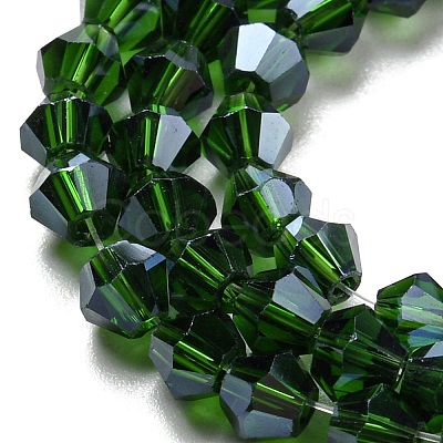 Transparent Electroplate Glass Beads Strands LS-GLAA-F029-3mm-C25-1