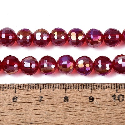Transparent Glass Beads Strands GLAA-Q107-02A-05-1