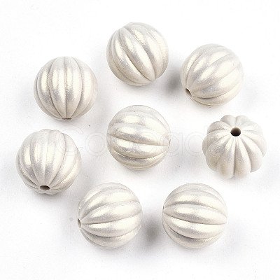 Spray Painted Acrylic Beads MACR-T037-04-1