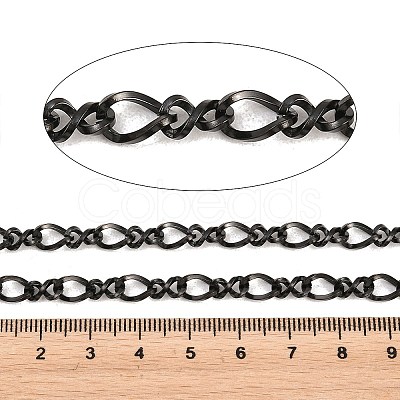 304 Stainless Steel Twisted Link Chains CHS-I001-09EB-02-1