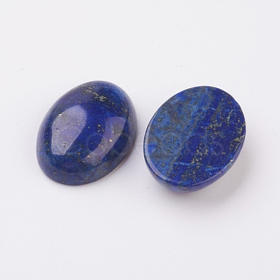 Natural Lapis Lazuli Flat Back Cabochons G-G741-22x30mm-15-1