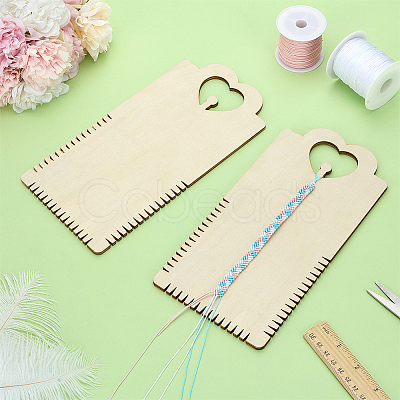 Plywood Wood Bracelet Knitters TOOL-FG0001-40-1
