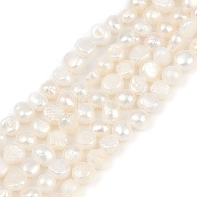 Natural Cultured Freshwater Pearl Beads Strands PEAR-P064-19D-09A-1