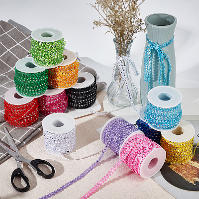 25M Metallic Yarn Lace Ribbons OCOR-GF0003-09G-1