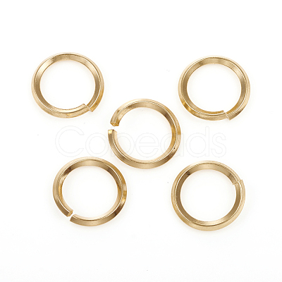 304 Stainless Steel Open Jump Rings STAS-G224-22G-06-1